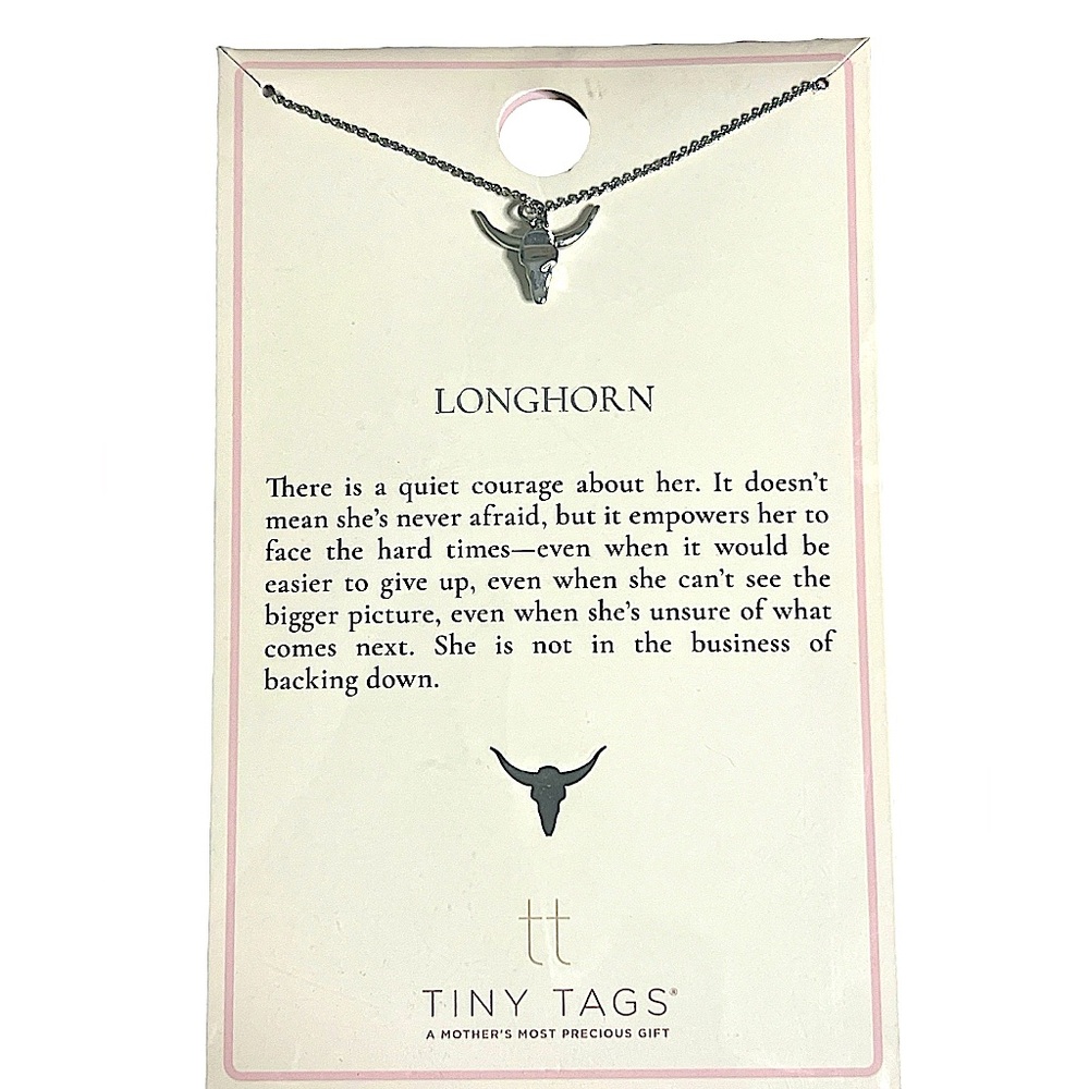 Tiny Tags, 14K Gold Ion Plated Necklaces, by Melissa Clayton - Picture 6 of 8